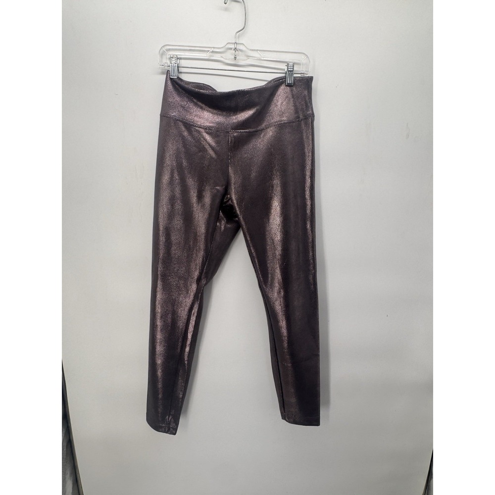 New With Tags Catherine Malandrino Faux Leather Snake Print leggings S Gray 226